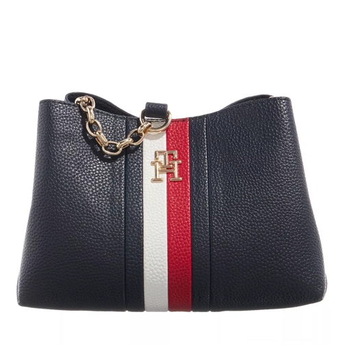 Tommy Hilfiger Th Emblem Crossover Corp Space Blue Borsetta a tracolla