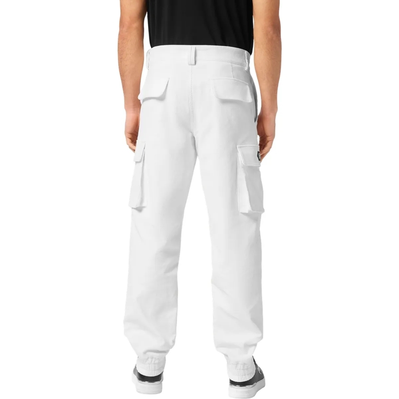 Philipp Plein Cargohose Hose Cargo-Passform weiss(Image 2)