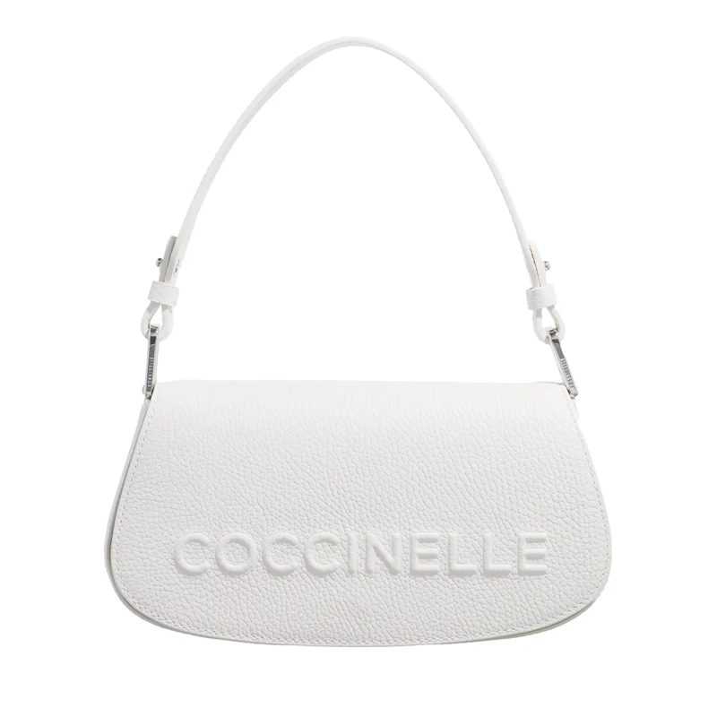 Coccinelle Schultertasche Coccinelle Myrtha Maxi Log Blanco