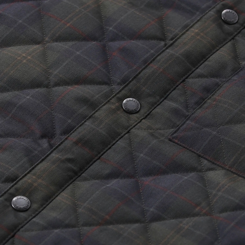 Barbour veste Steppjacke Tartan grün(Image 3)