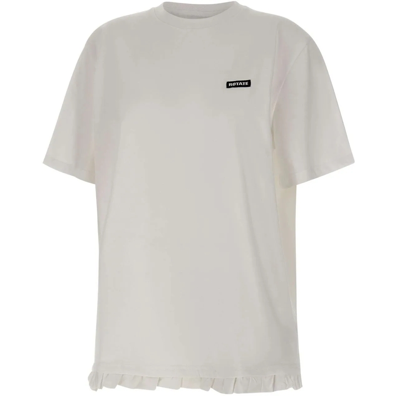 Rotate T-Shirt T-Shirts And Polos White weiß