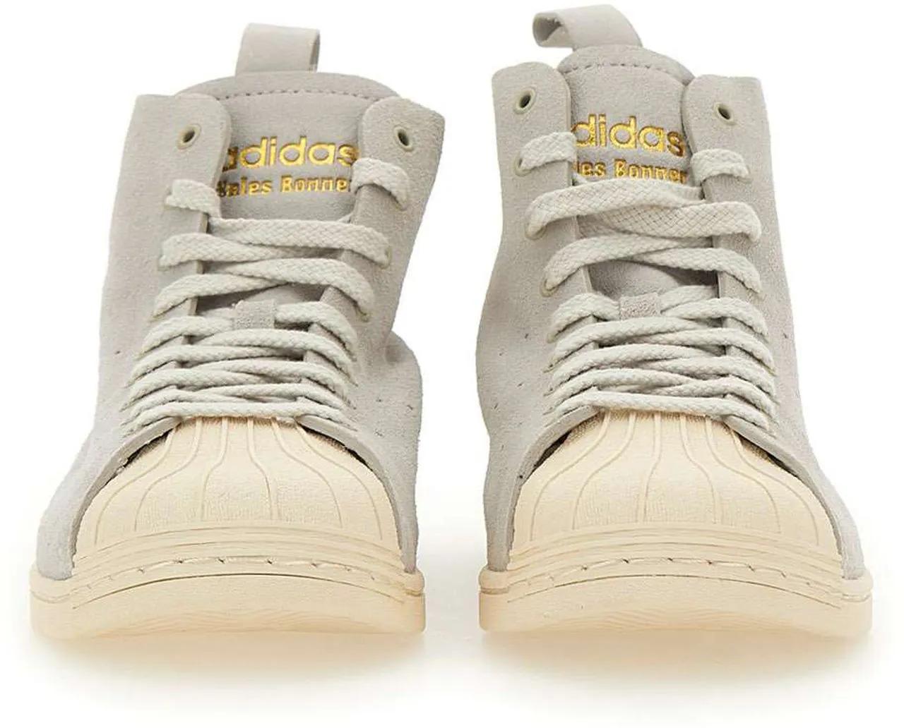 Thumbnail - ADIDAS X WALES BONNER Low-Top Sneaker - "Superstar Hi" Sneakers Grey - Gr. 11 - in Grau - für Damen