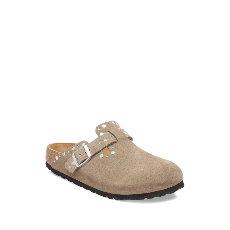 Birkenstock Schnürschuhe Birkenstock Boston Rivet Slippers Taupe 1030418 taupe(Image 6)