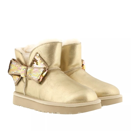 UGG W Mini Sequin Bow Gold Bottes d'hiver