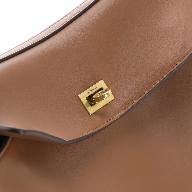 Balenciaga Crossbody Bag Handtasche aus Leder braun(Image 4)