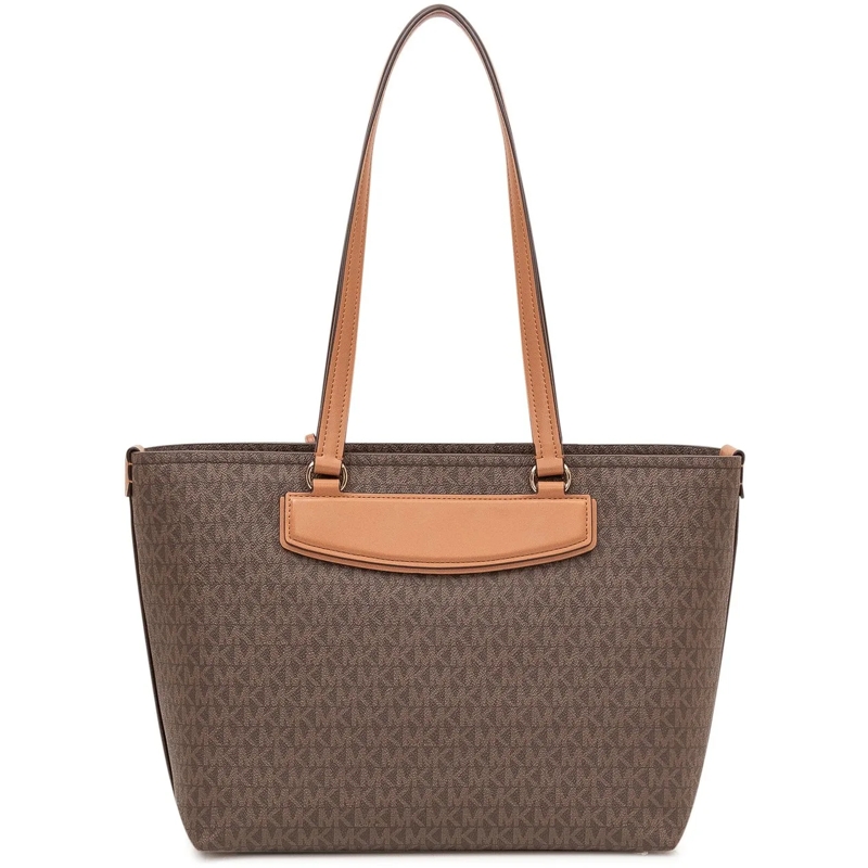 MICHAEL Michael Kors Weekender Borsa Tote con Manici Lunghi e Tasca braun(Image 3)