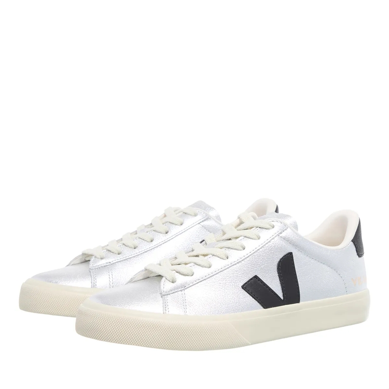 Veja Low-Top-Sneaker Campo Silver Black(Image 3)