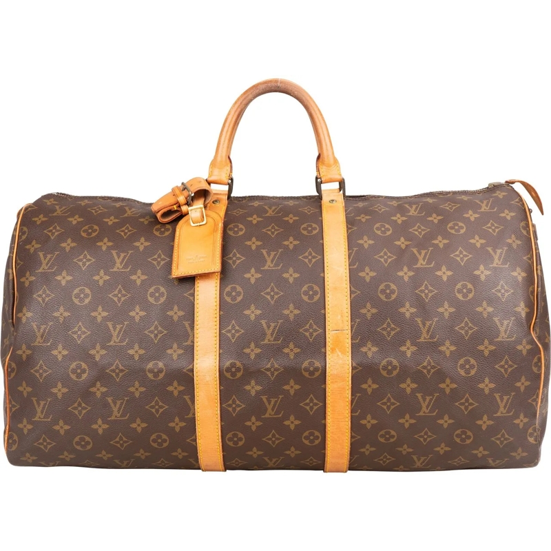 Louis Vuitton Tote Louis Vuitton Canvas Monogram Keepall 55 braun
