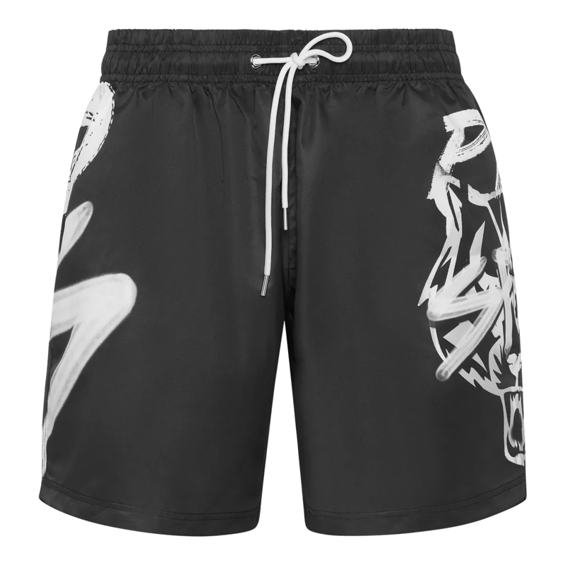Plein Sport Shorts Jogging-Shorts schwarz