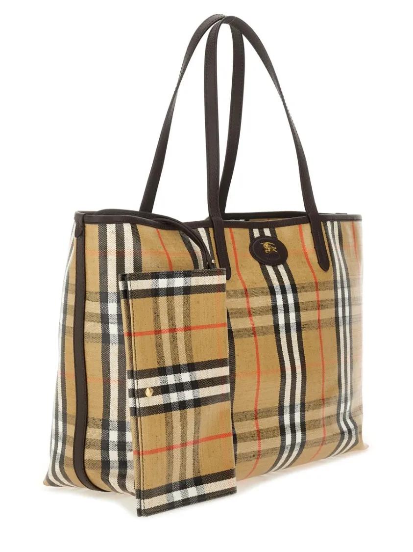 Burberry Shoppers & Totes Medium "Tote Highlands" Shoulder Bag in beige