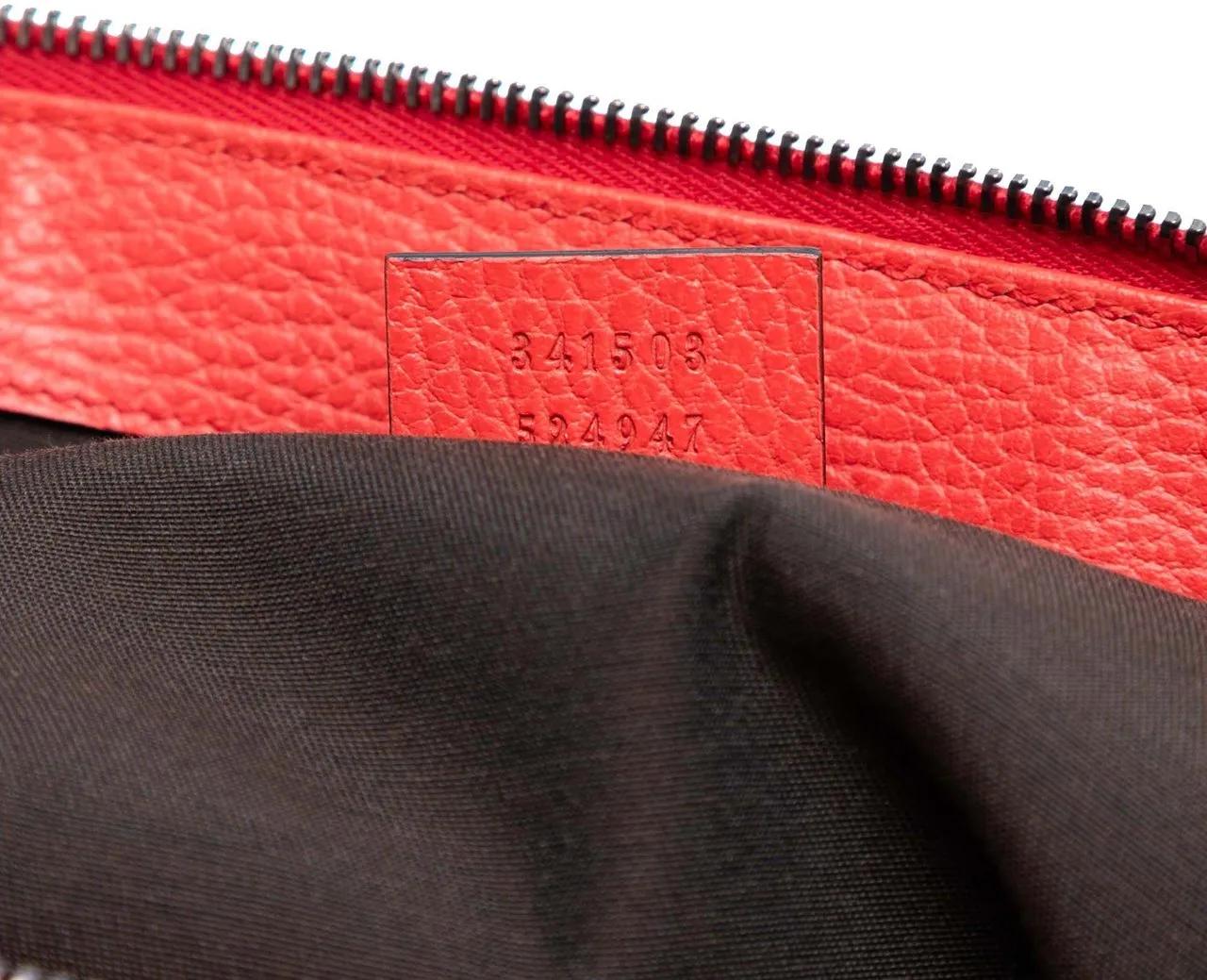 Thumbnail - Gucci Hobo Bags - Leather GG Charm Dome Satchel - Gr. unisize - in Rot - für Damen