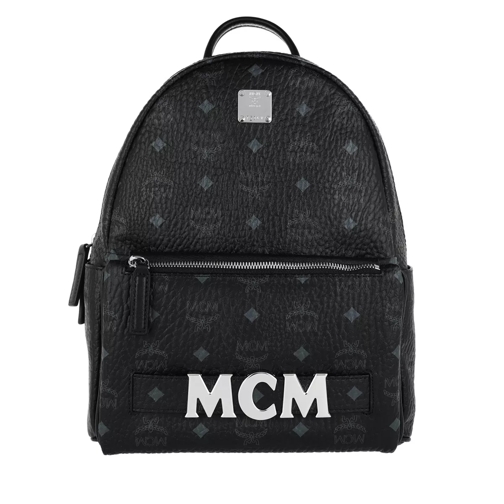 MCM Trilogie Stark Backpack Small Black Sac à dos