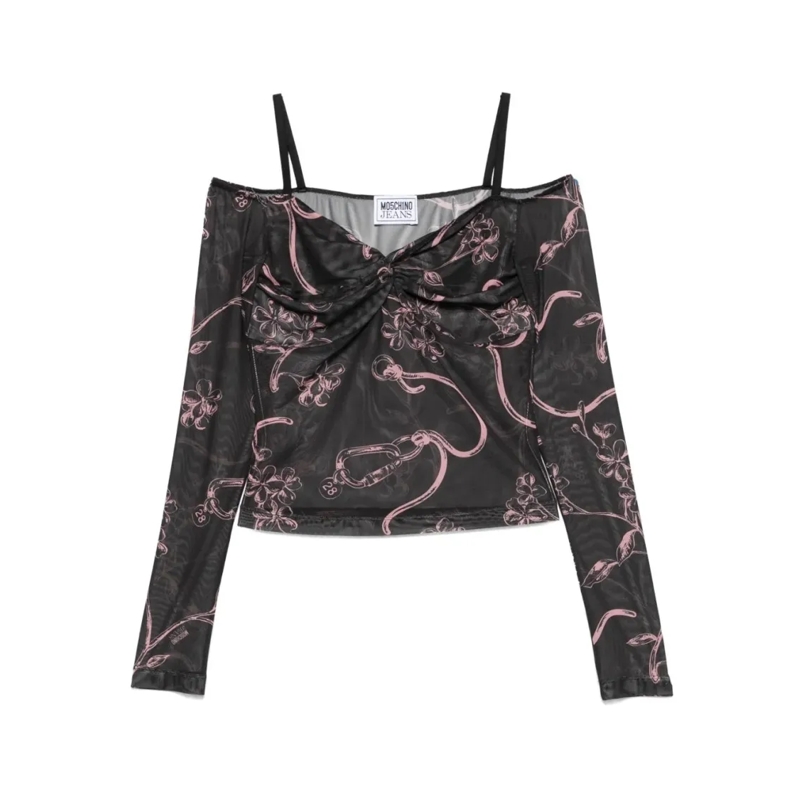 Moschino Blouse Fitted Blouse With Classic Design And Versatile St Black