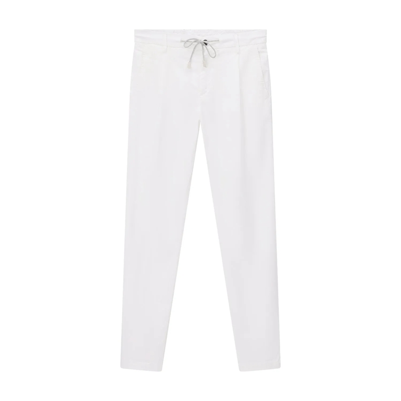Eleventy Freizeithose Hose aus Baumwolle weiß