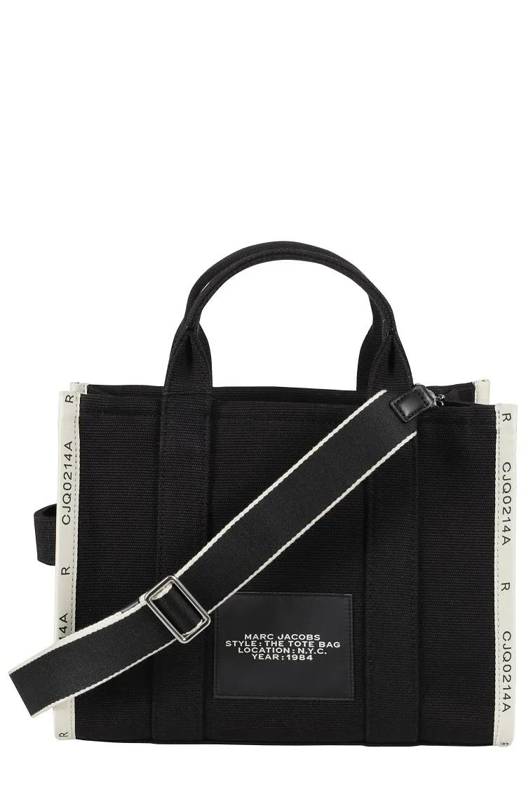 Marc Jacobs Shoppers & Totes Structured Jacquard Medium Tote in zwart