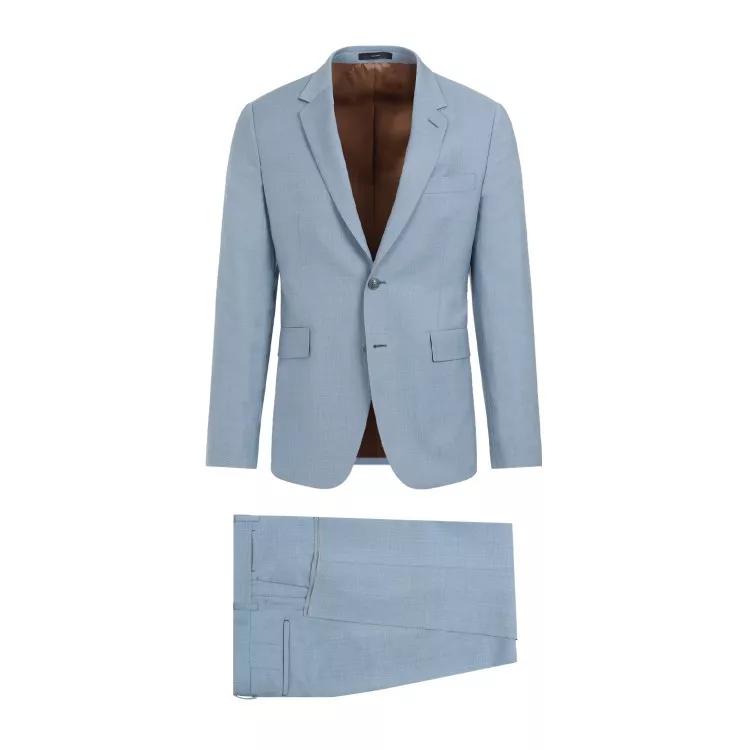 Paul Smith - Petrol Blue Wool Suit - Größe 38 - blue