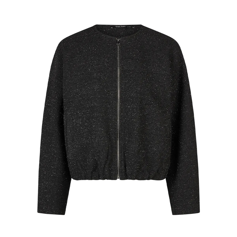 Marc Aurel Blouson Bomberjacke mit Eingrifftaschen schwarz