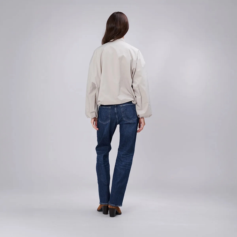 True Religion Daunenjacke - Lange Ärmel- Kastenförmiger Schnitt- Verstellb beige(Image 4)