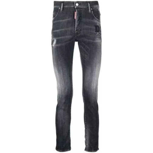 Dsquared2 Faded Skinny-Fit Denim Jeans Grey Skinny Leg Jeans