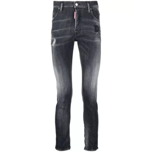 Dsquared2 Faded Skinny-Fit Denim Jeans Grey Magere Been Jeans