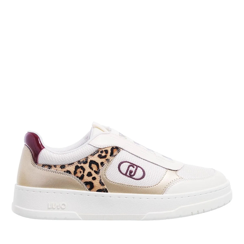 LIU JO Low-Top-Sneaker Me 05 Milk/Leopard/Light Gold