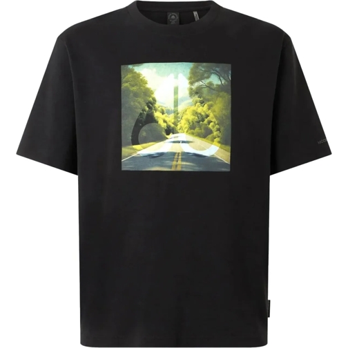 Moose Knuckles T-Shirts Pine Avenue Tee Black schwarz