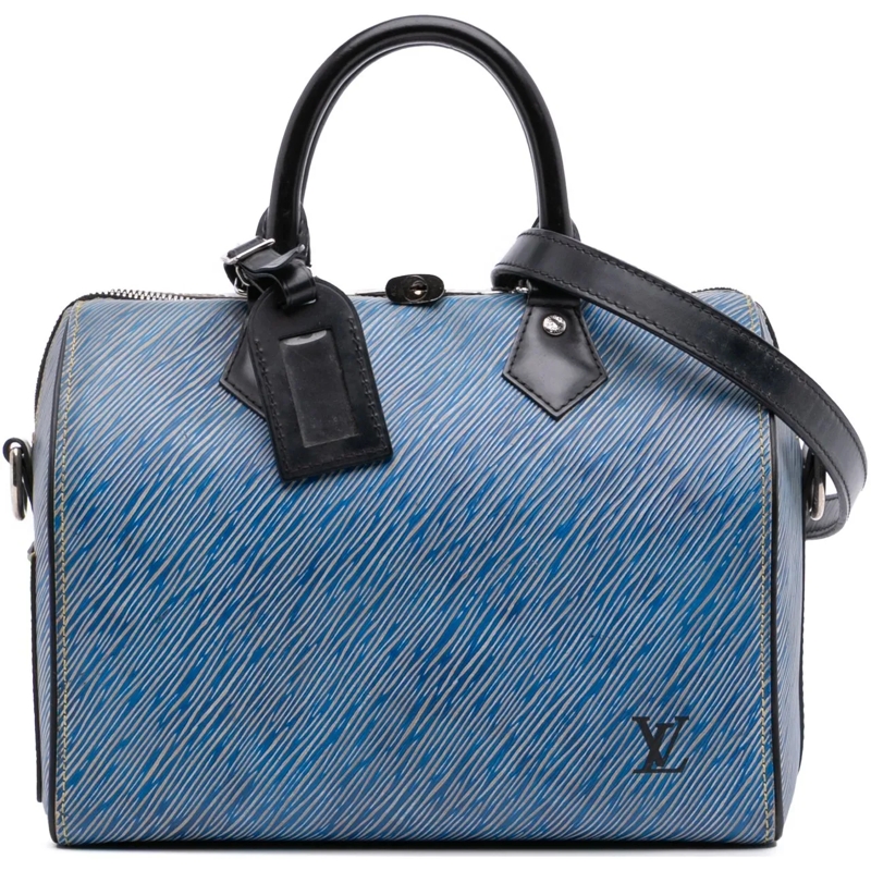 Louis Vuitton Sac à bandoulière Epi Denim Speedy Bandouliere 25 blau