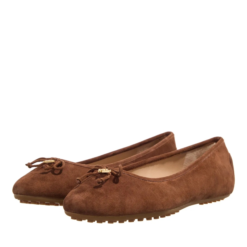 Lauren Ralph Lauren Ballerinas Jayna Driver Flats Ballet Tobacco