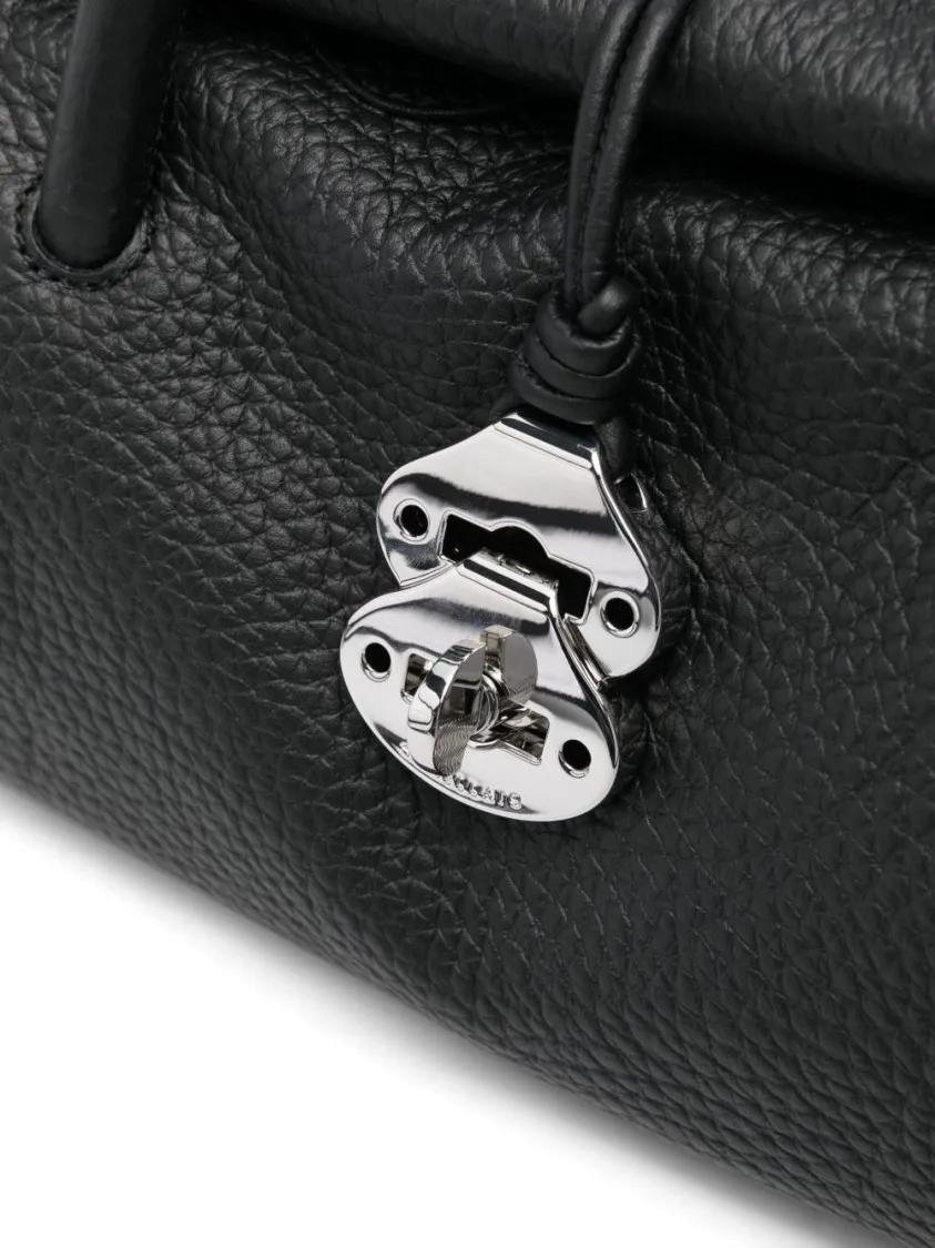 Zanellato Hobo bags Dotta Centauro S Leather Bag in zwart
