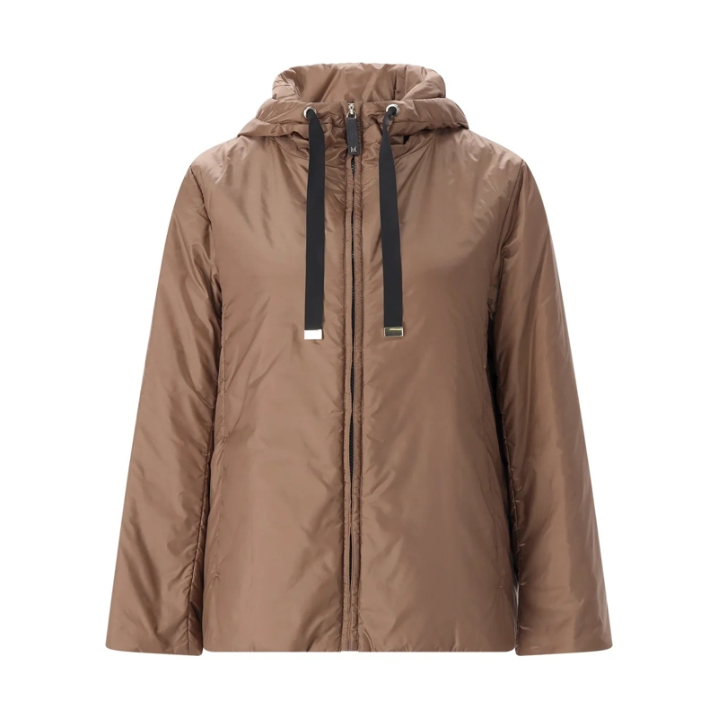 Max Mara Übergangsjacke Jacke Greenh mit Kamelwolle braun