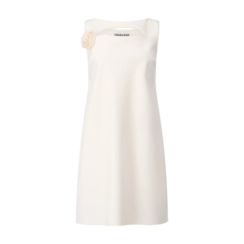 Chiara Boni Midikleid Midi-Kleid Ryo Creme