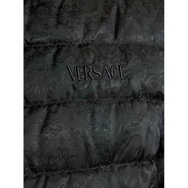 Versace Daunenjacke Quilted Black Jacket Black