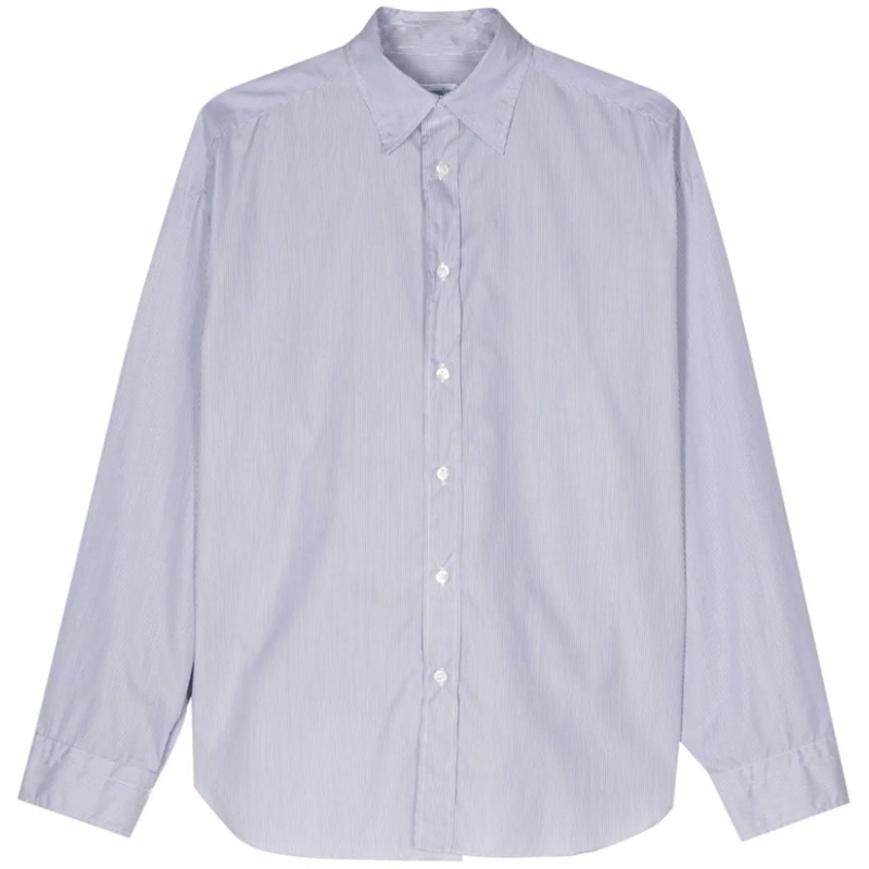 Finamore Bluse Shirts Blue blau
