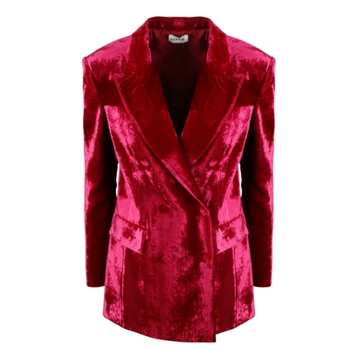 P.A.R.O.S.H. Blazer Relur Velvet Blazer Red