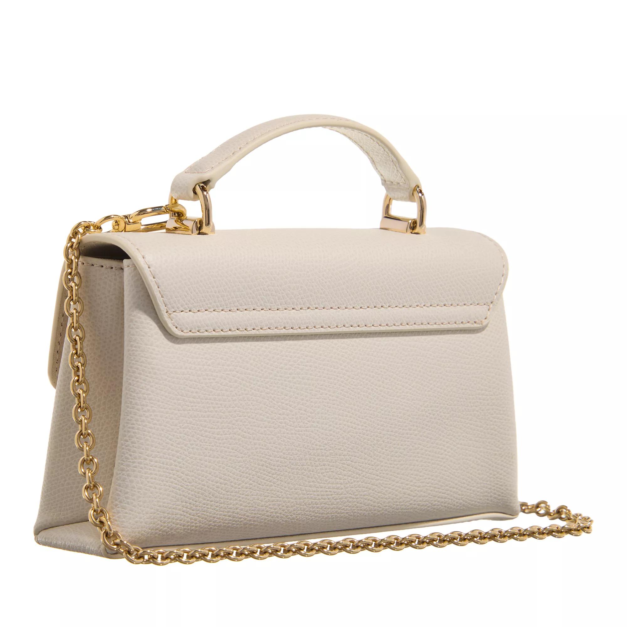 Furla Crossbody bags 1927 Mini Crossbody Top Handle in crème