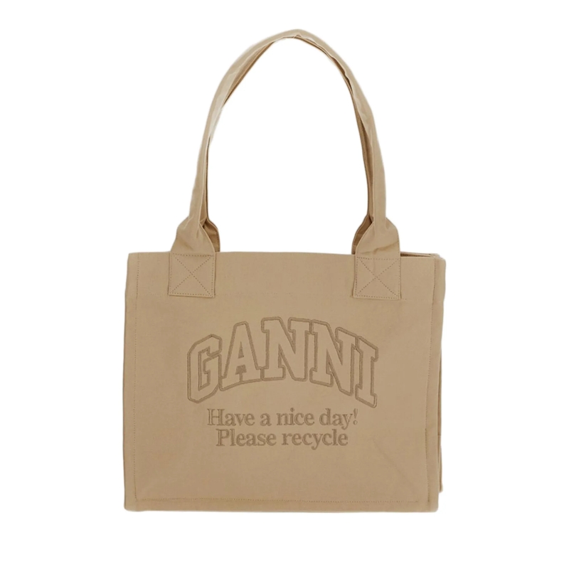 GANNI Tote GANNI - A5575 - 482 GANNI Borse... Buttercream weiß