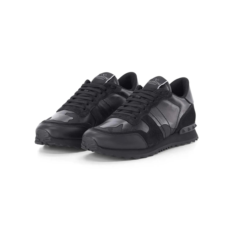 Valentino Garavani Chaussures à lacets Sneakers Rockrunner schwarz