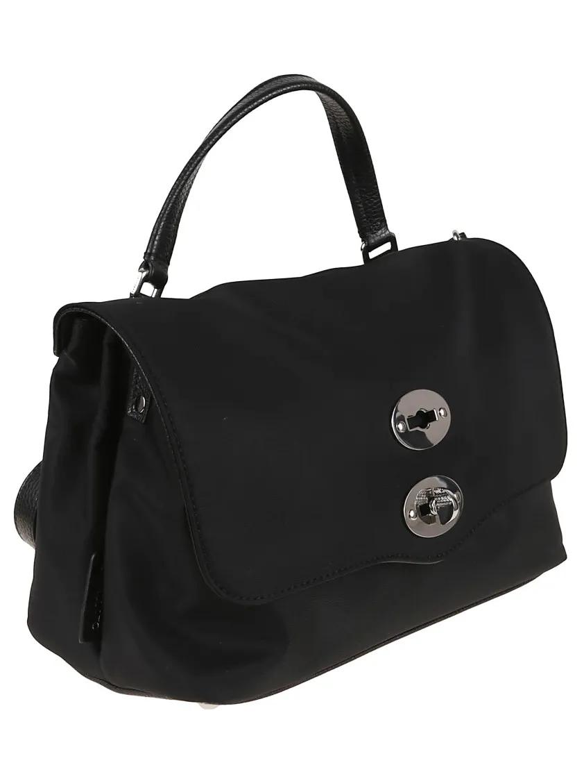 Zanellato Hobo bags Shoulder Bag In Premium Calf Leather in zwart
