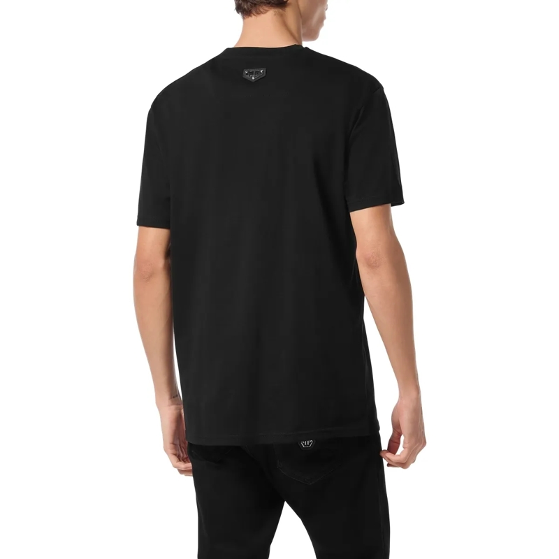Philipp Plein T-Shirt T-Shirt Rundhalsausschnitt Monogram schwarz(Image 2)