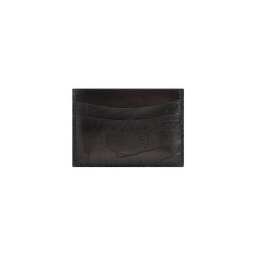 Berluti Bambou Neo Venezia Scritto Card Holder Black Portafoglio