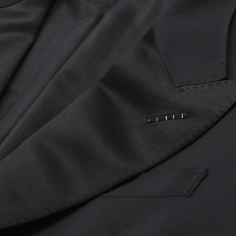 Tom Ford Anzugkombination Smoking aus Wolle schwarz(Image 5)