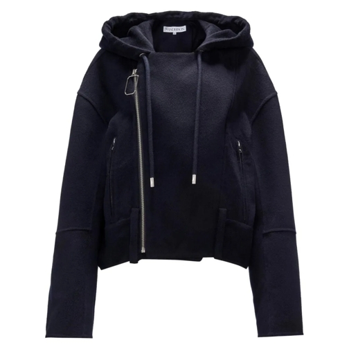 J.W.Anderson Hooded Belumarine Jacket Black Giacca di transizione