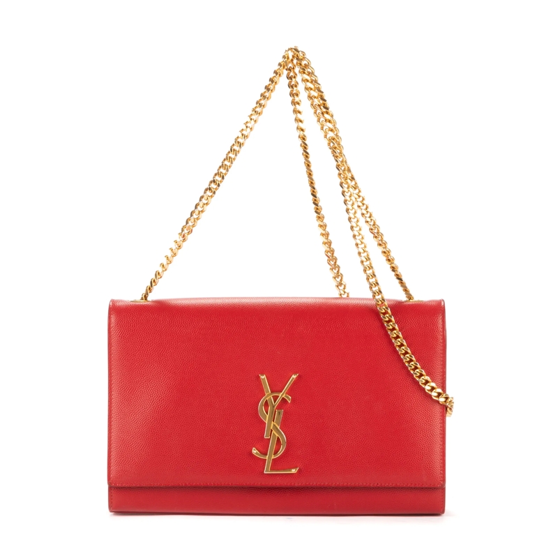 Saint Laurent Crossbody Bag Tassel Kate Medium rot
