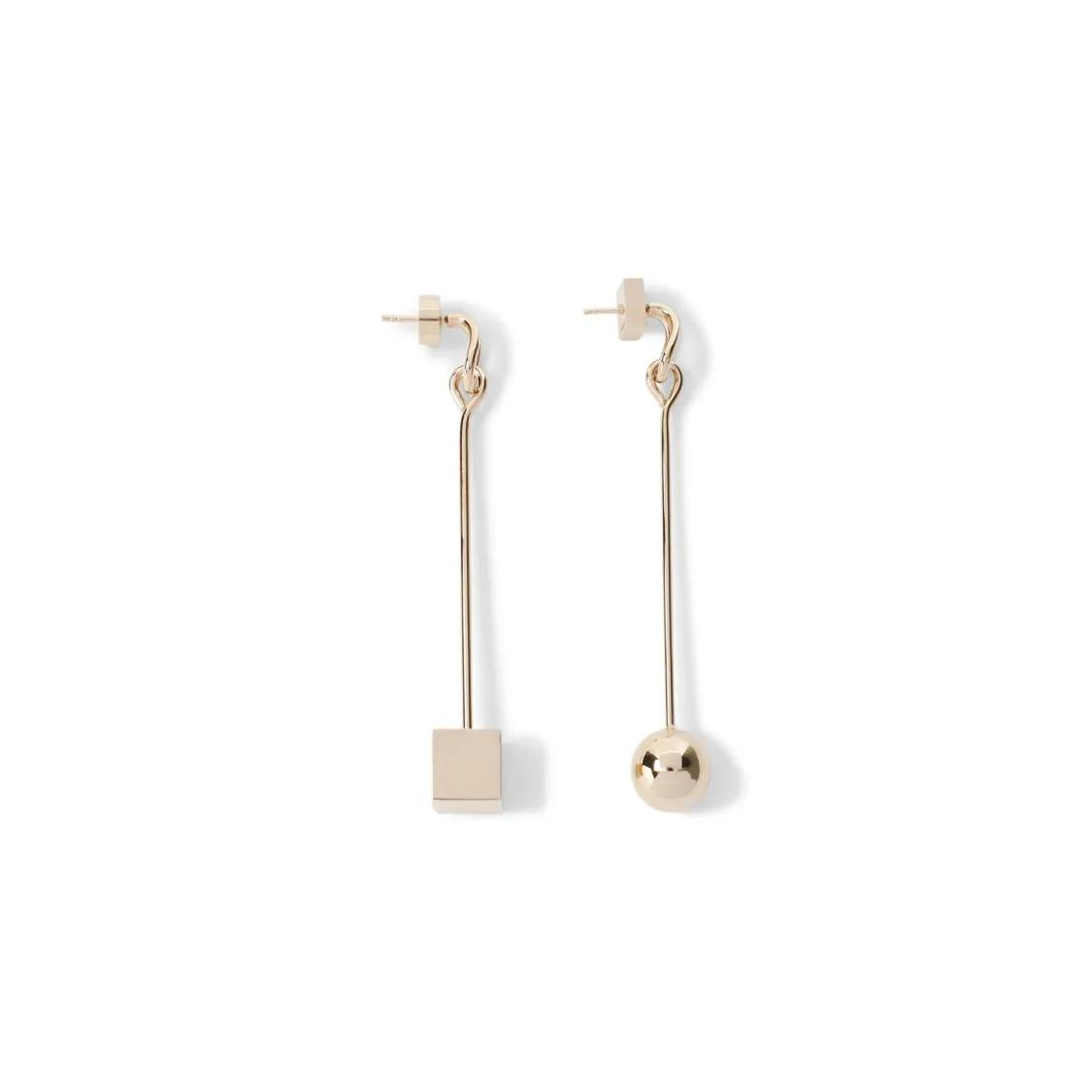 Jacquemus Ohrringe - Les Bucles Nodo Earrings - Gr. unisize - in Gold - für Damen