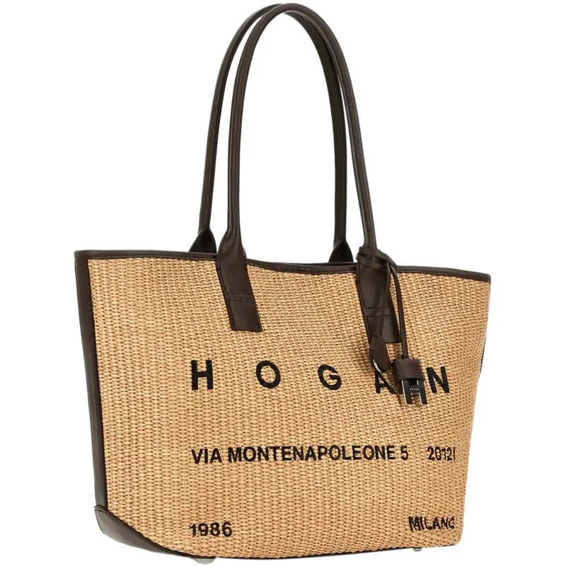 Hogan Shopper Bags Beige beige(Image 3)