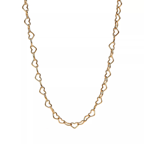 Pandora Heart 14k gold-plated collier Golden Medium Halsketting