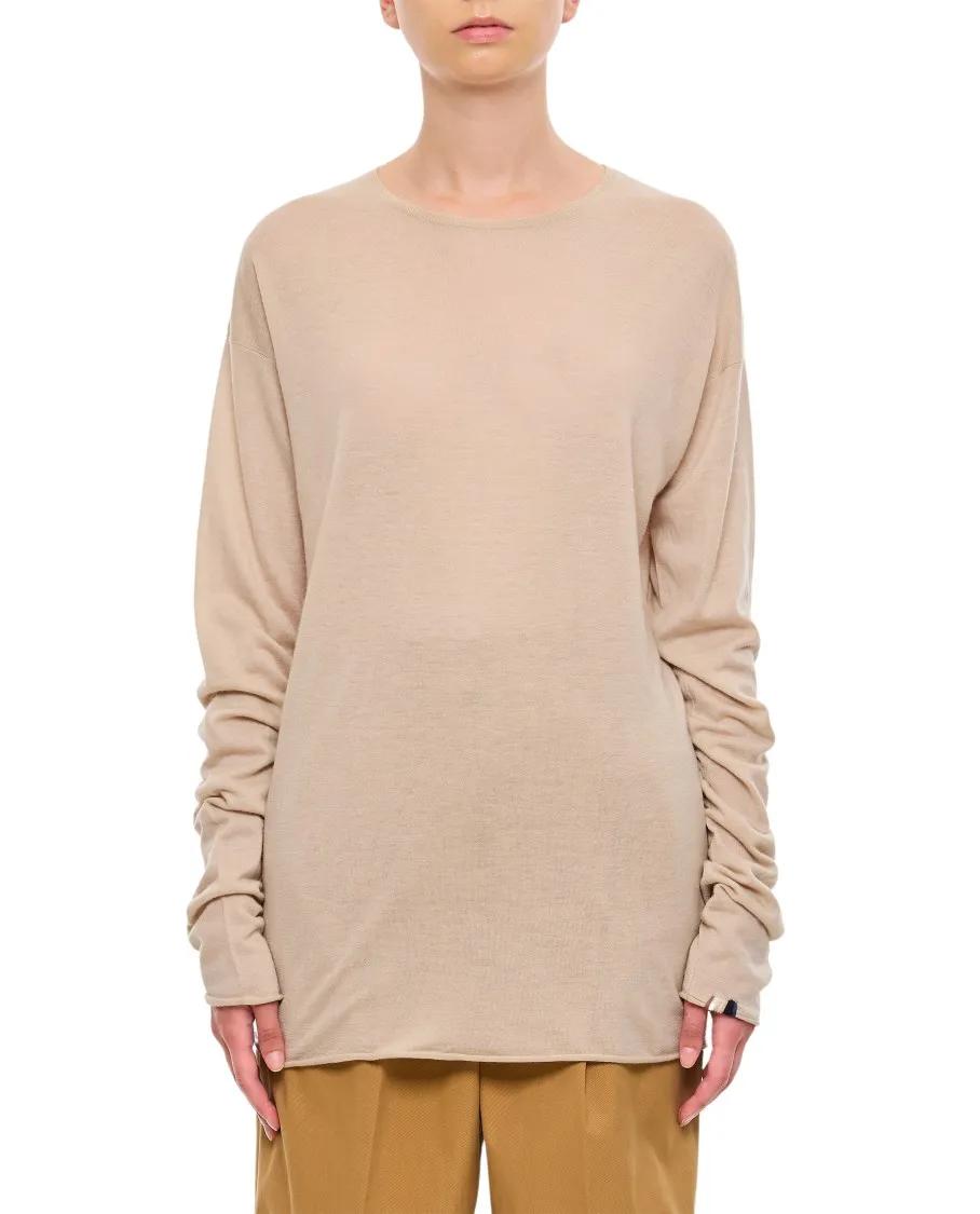 Extreme Cashmere - Gemini Cashmere Round Neck Sweater - Größe ONE SIZE -