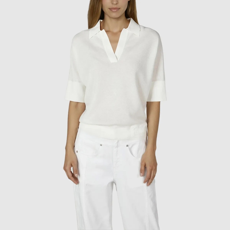 Marc Aurel  Polo-Pullover weiss(Image 3)