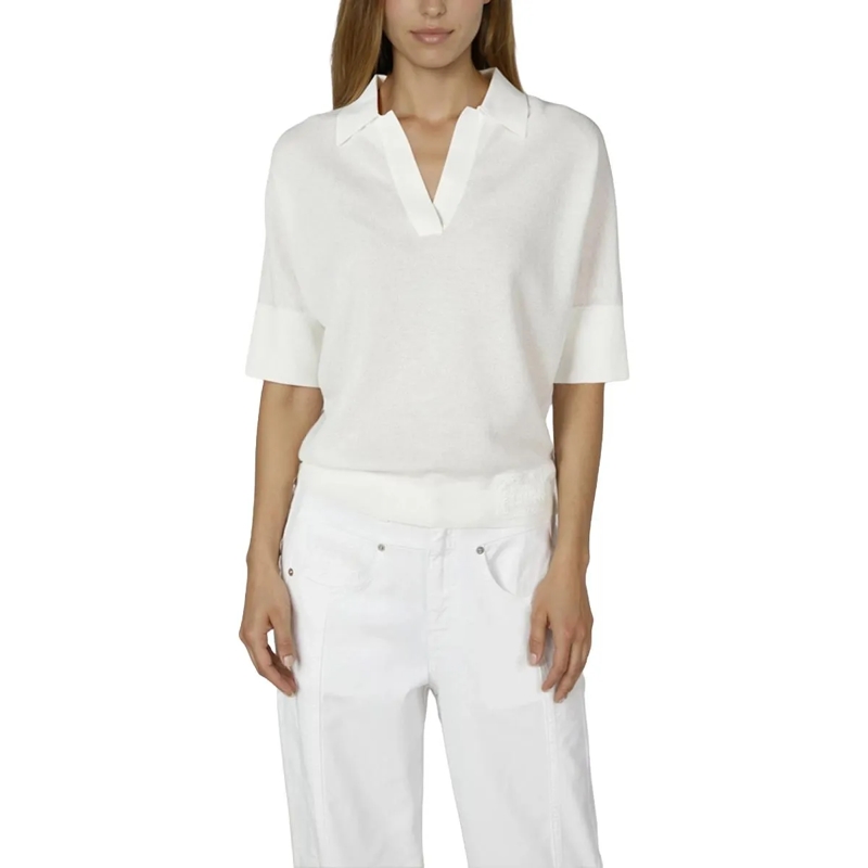 Marc Aurel Pullover Polo-Pullover weiss(Image 3)