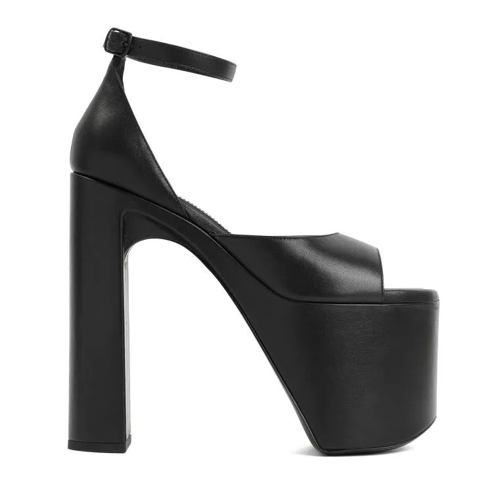 Balenciaga Camden Black Platform Sandals Black High Heel